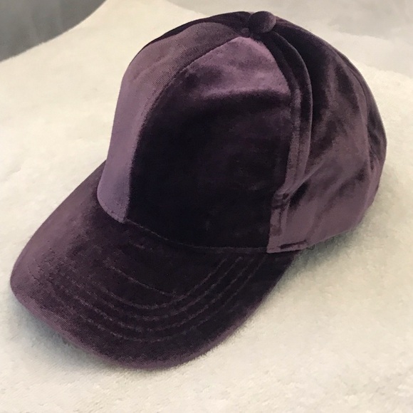 C.C Exclusives Women's Adjustable Purple Velvet Designer Hat - Picture 8 of 11
